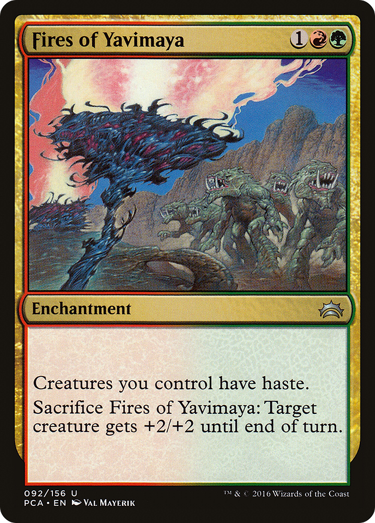 Image of Fires of Yavimaya (PCA-092) - Planechase Anthology