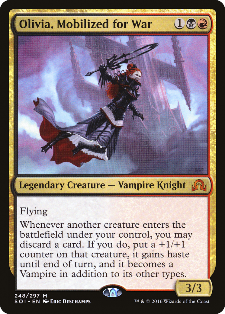 Image of Olivia, Mobilized for War (SOI-248) - Shadows over Innistrad Foil
