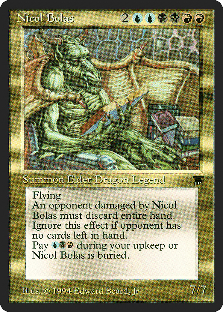 Image of Nicol Bolas (LEG-) - Legends
