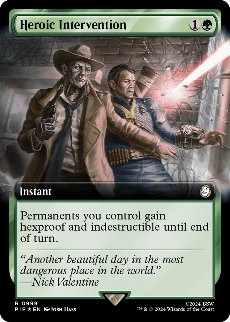 Image of Heroic Intervention (Extended Art) (Surge Foil) (PIP-999) - Fallout: (Extended Art) Foil
