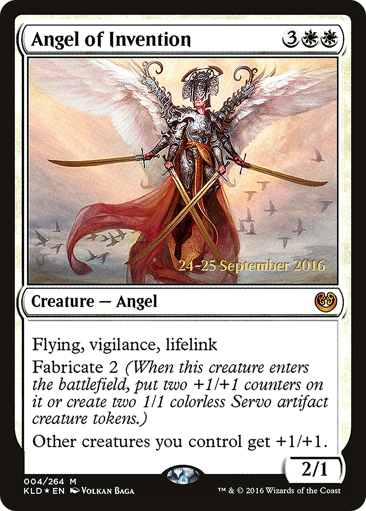 Image of Angel of Invention (PRE-004) - Kaladesh Promos Foil
