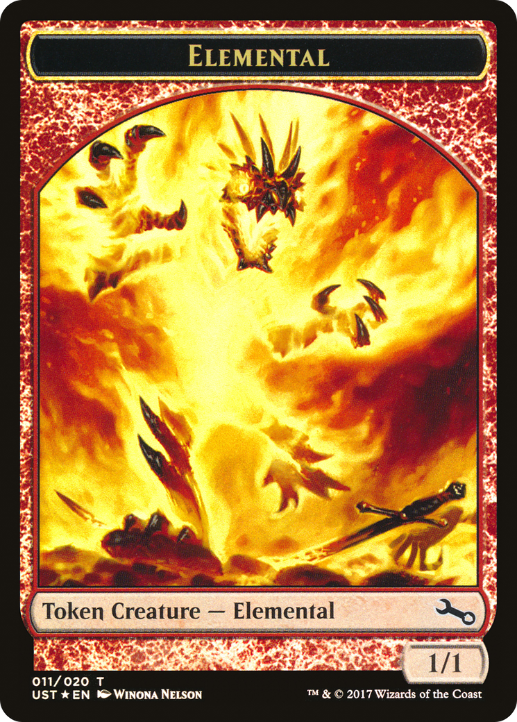 Image of Elemental Token (011) (UST-011) - Unstable Tokens Foil