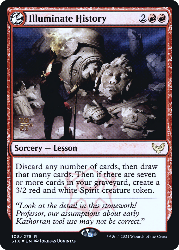 Image of Illuminate History (PRE-108S) - Strixhaven: School of Mages Promos: (lesson) Foil