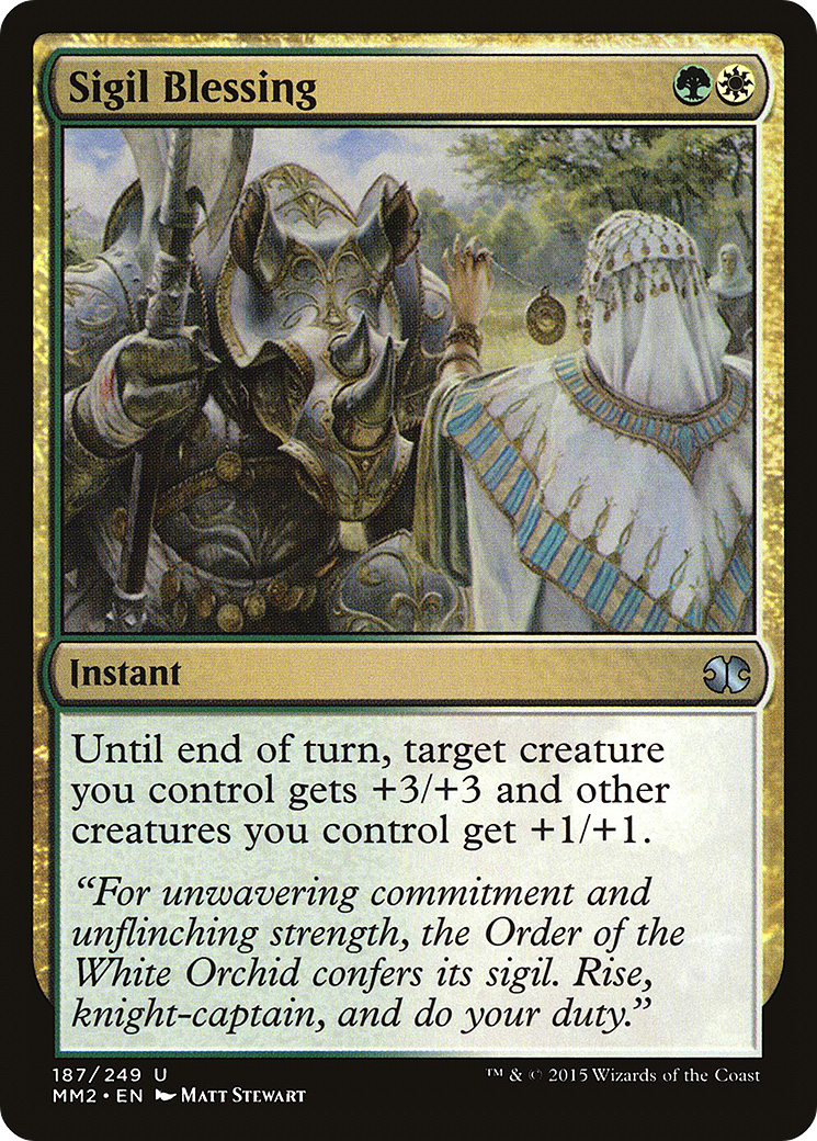 Image of Sigil Blessing (MM2-187) - Modern Masters 2015