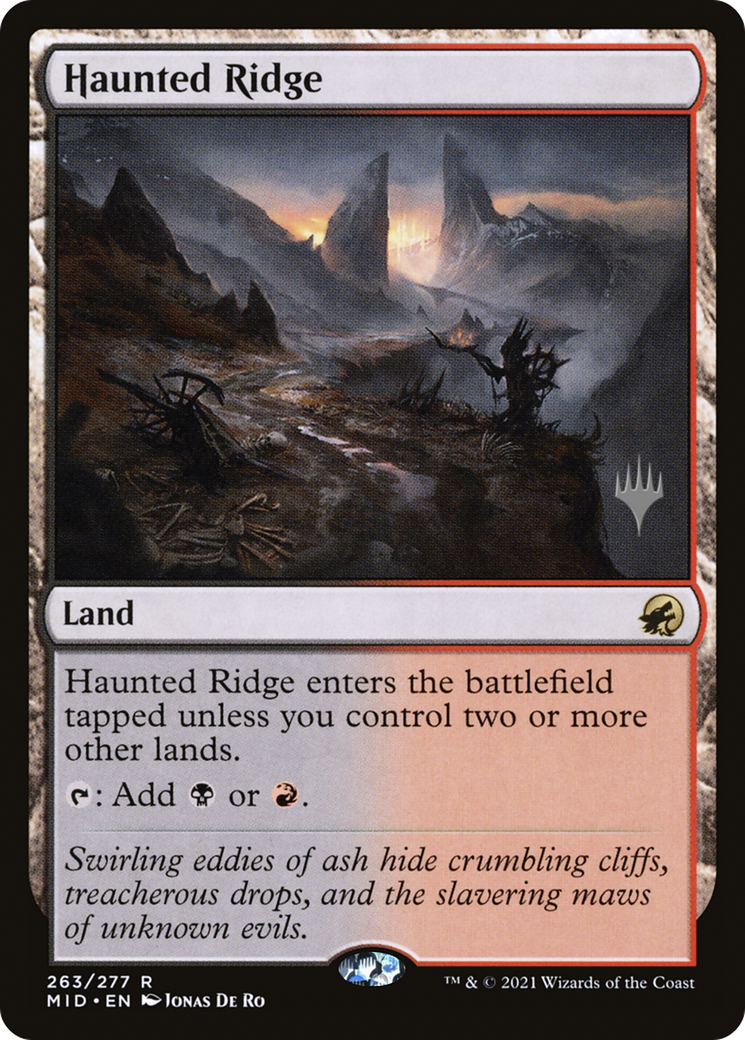 Image of Haunted Ridge (PPMID-263) - Innistrad: Midnight Hunt Promos