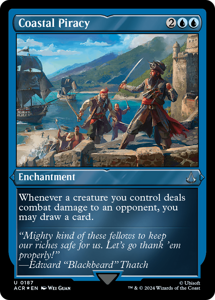 Image of Coastal Piracy (ACR-187) - Assassin's Creed Etched Foil