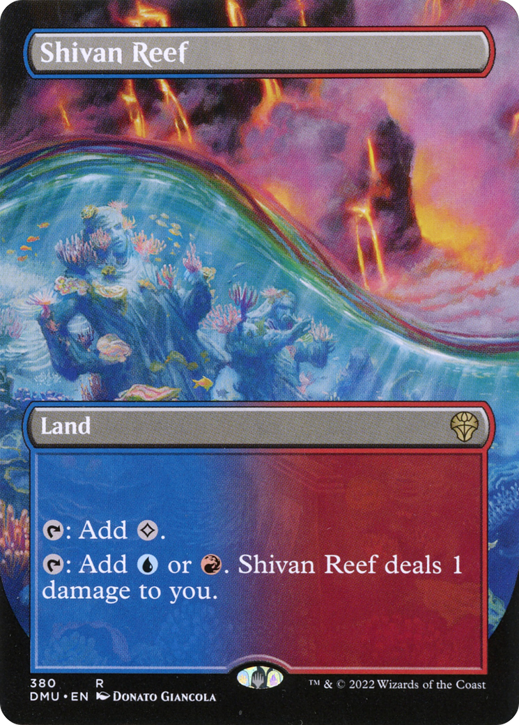 Image of Shivan Reef (Borderless) (DMU-380) - Dominaria United (Borderless)