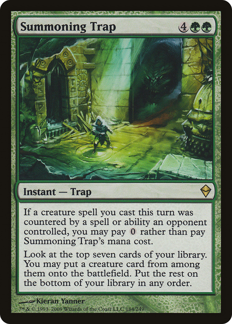 Image of Summoning Trap (ZEN-184) - Zendikar