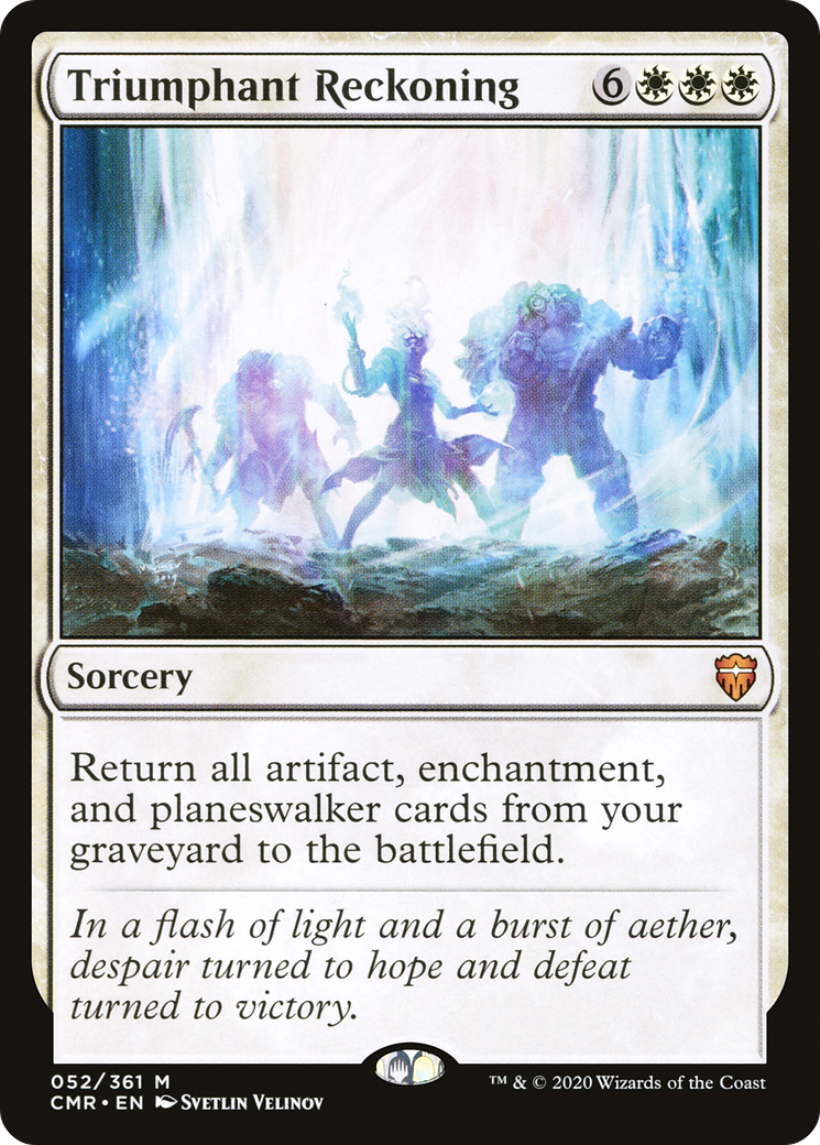 Image of Triumphant Reckoning (CMR-052) - Commander Legends Foil