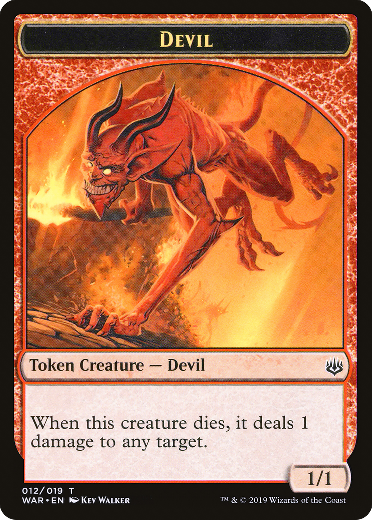 Image of Devil Token (WAR-012) - War of the Spark Tokens