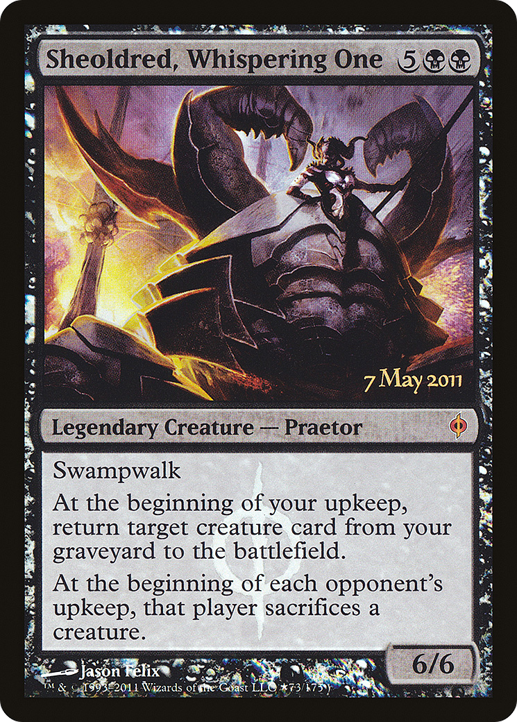 Image of Sheoldred, Whispering One (PRE-073) - New Phyrexia Promos Foil