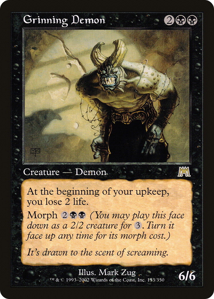 Image of Grinning Demon (ONS-153) - Onslaught Foil