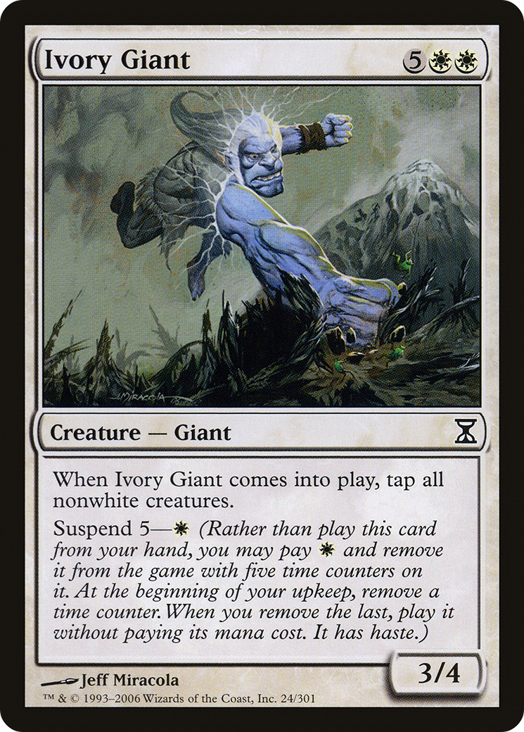Image of Ivory Giant (TSP-024) - Time Spiral Foil