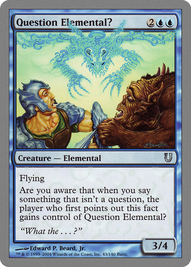 Image of Question Elemental? (UNH-043) - Unhinged