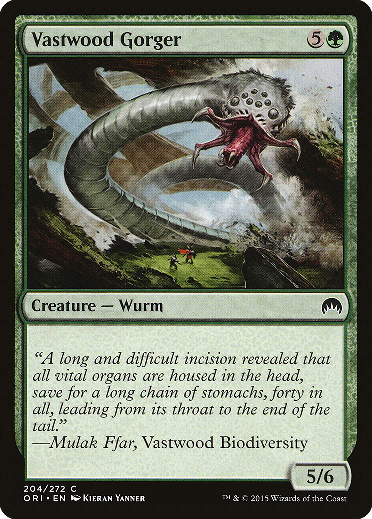 Image of Vastwood Gorger (ORI-204) - Magic Origins Foil