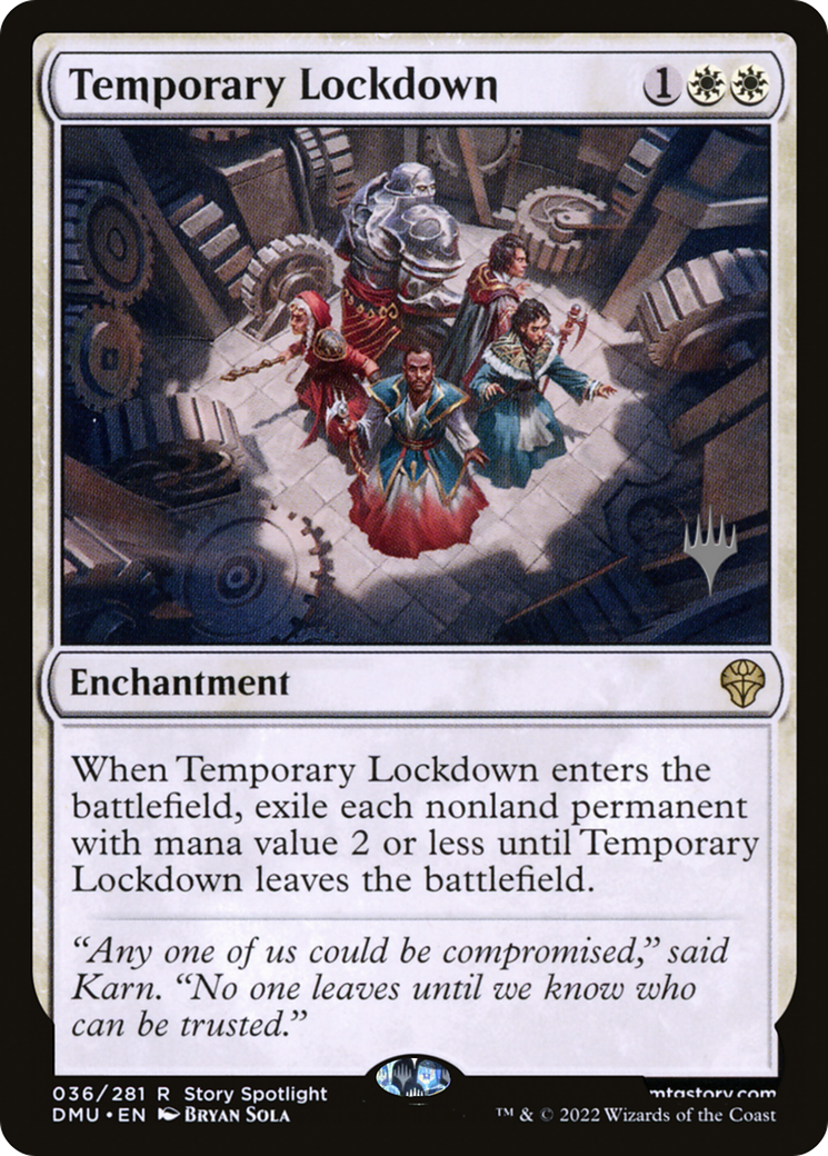 Image of Temporary Lockdown (PPDMU-036) - Dominaria United Promos Foil