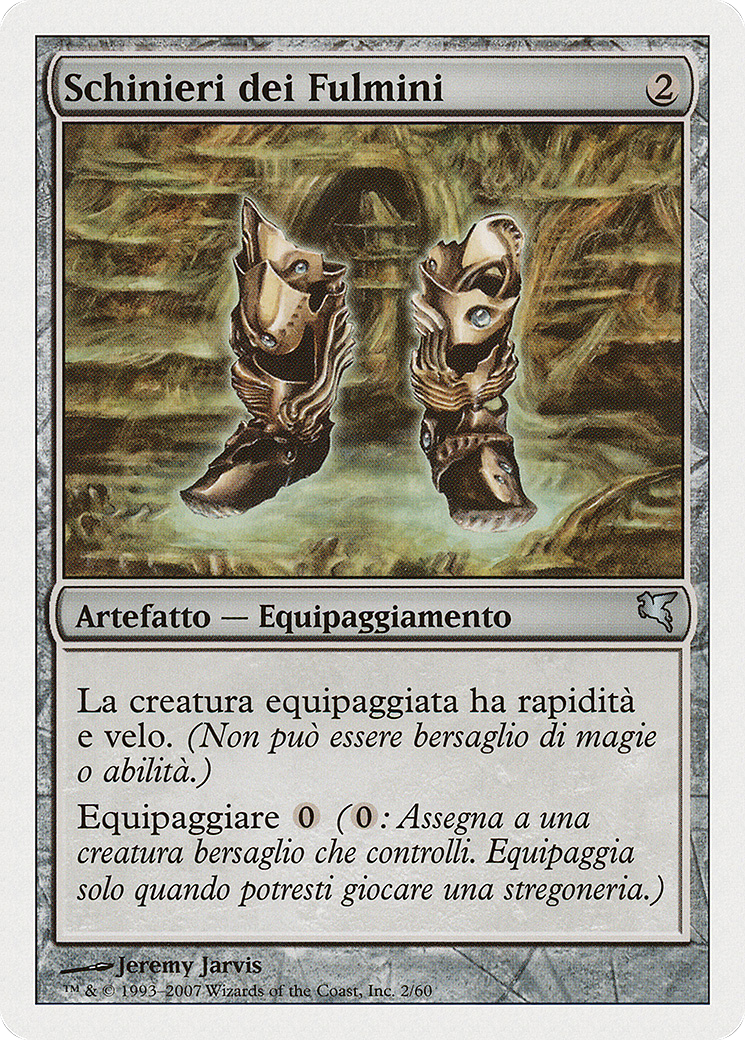 Image of Lightning Greaves (Italian) - 