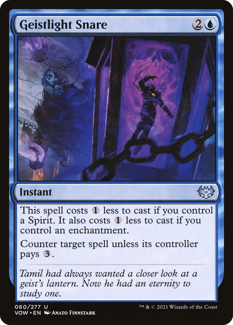 Image of Geistlight Snare (VOW-060) - Innistrad: Crimson Vow Foil