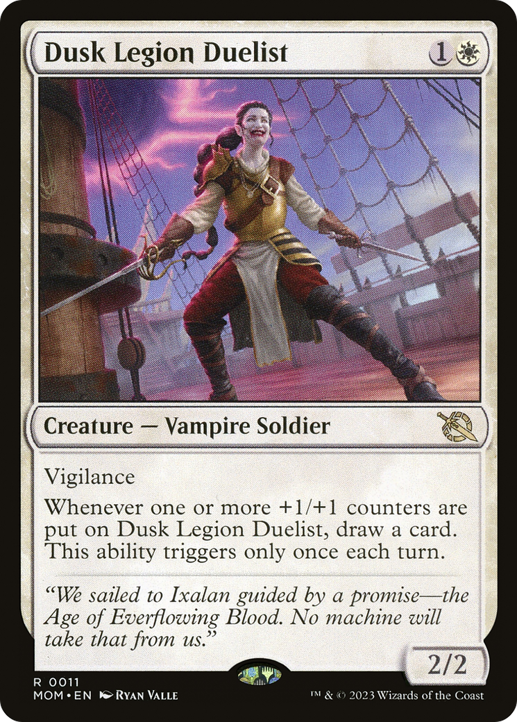 Image of Dusk Legion Duelist (MOM-011) - March of the Machine Foil