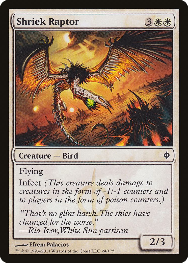 Image of Shriek Raptor (NPH-024) - New Phyrexia