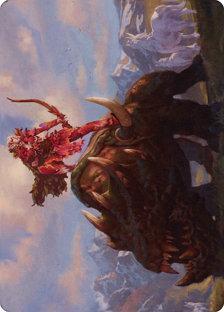 Image of Meria's Outrider // Meria's Outrider (ADMU-037) - Dominaria United Art Series (Borderless)