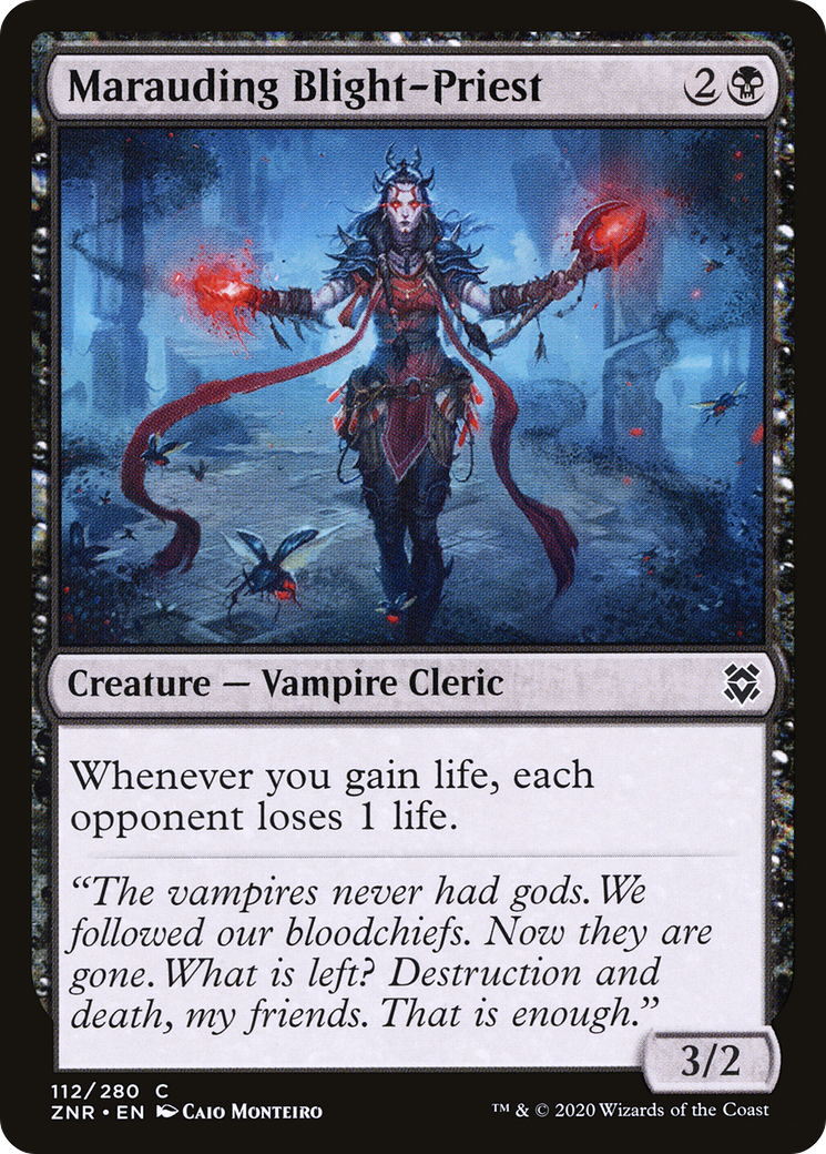 Image of Marauding Blight-Priest (ZNR-112) - Zendikar Rising Foil