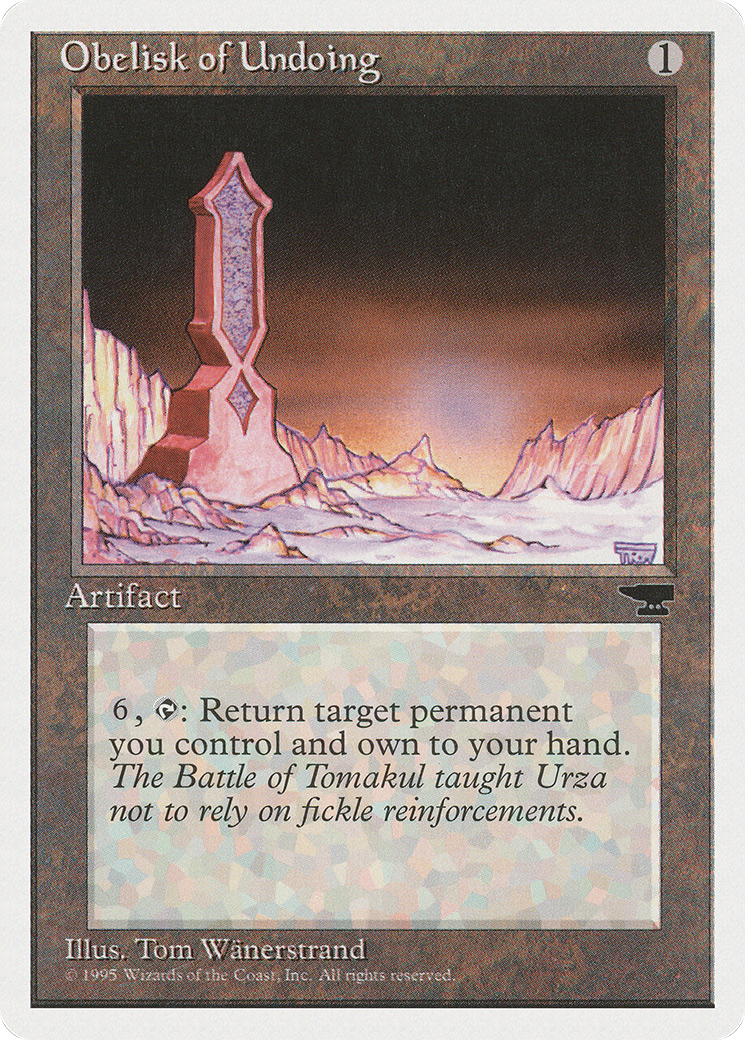 Image of Obelisk of Undoing (CHR-) - Chronicles