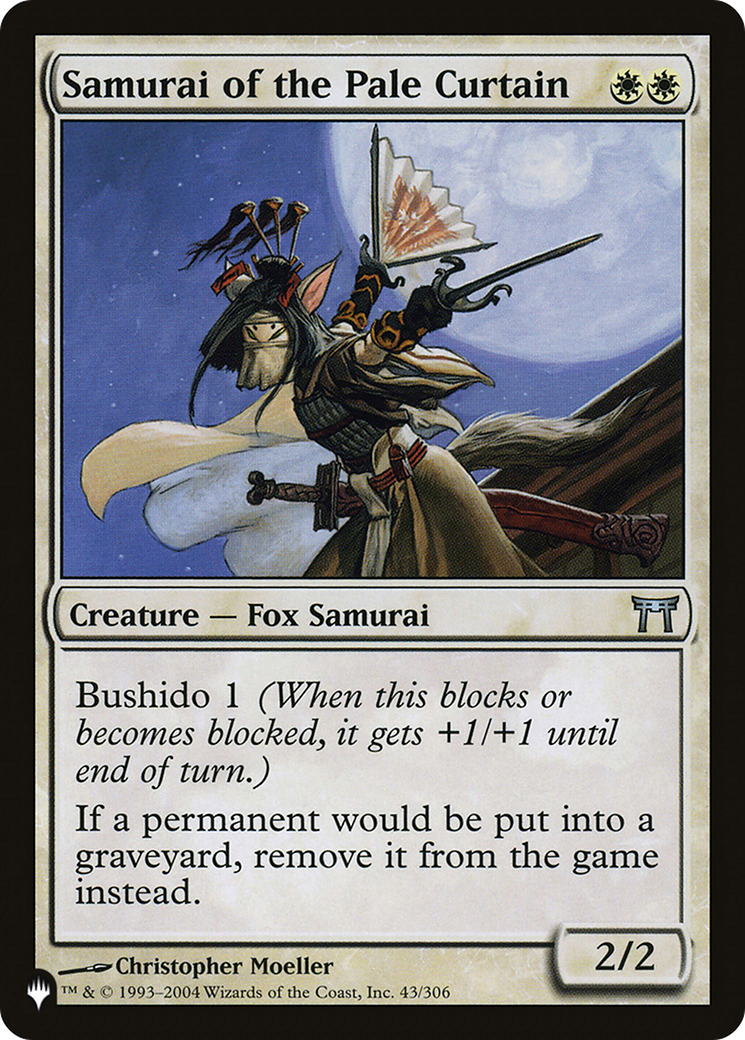 Image of Samurai of the Pale Curtain (LIST-CHK-43) - The List