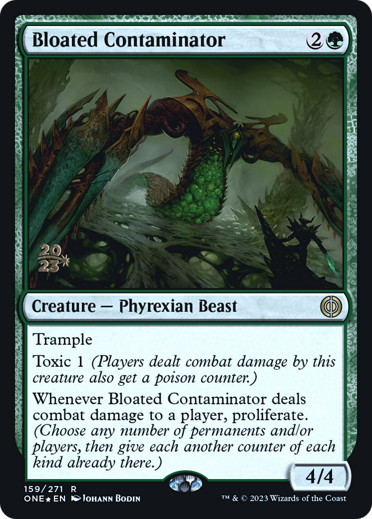 Image of Bloated Contaminator (PRE-159) - Phyrexia: All Will Be One Promos Foil