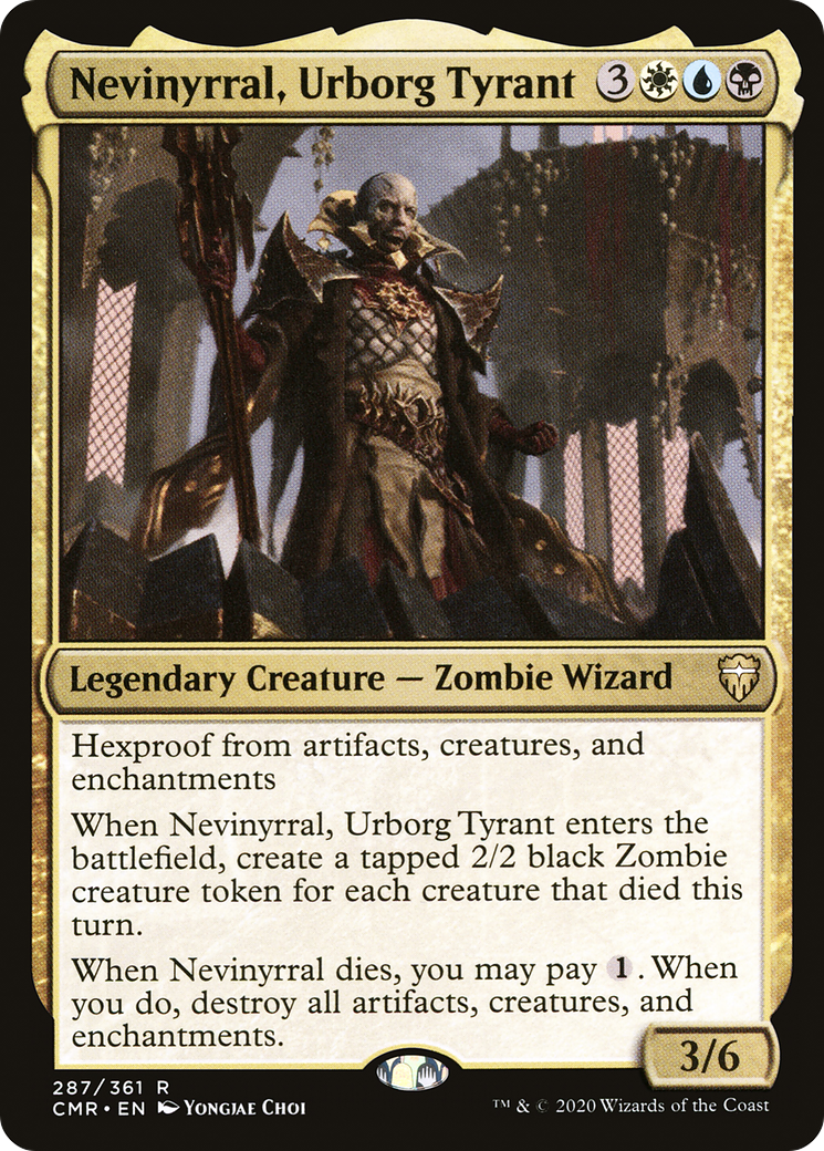 Image of Nevinyrral, Urborg Tyrant (CMR-287) - Commander Legends Foil