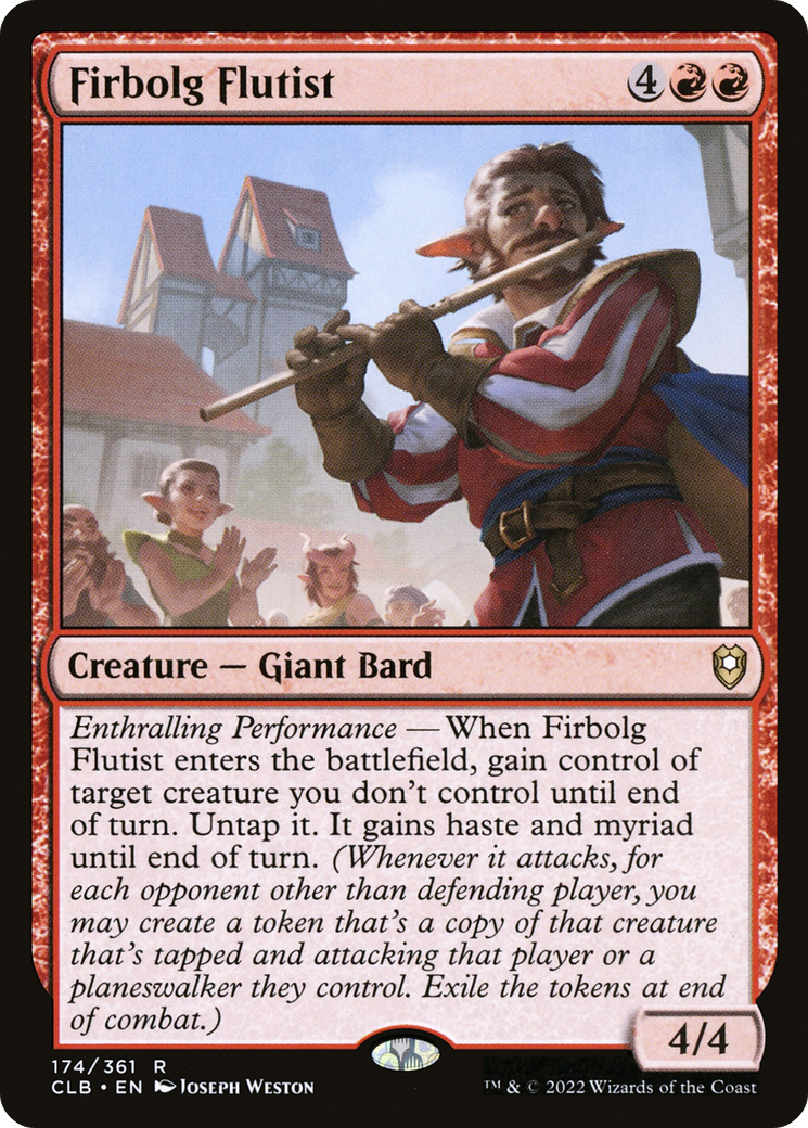 Image of Firbolg Flutist (CLB-174) - Commander Legends: Battle for Baldur's Gate Foil