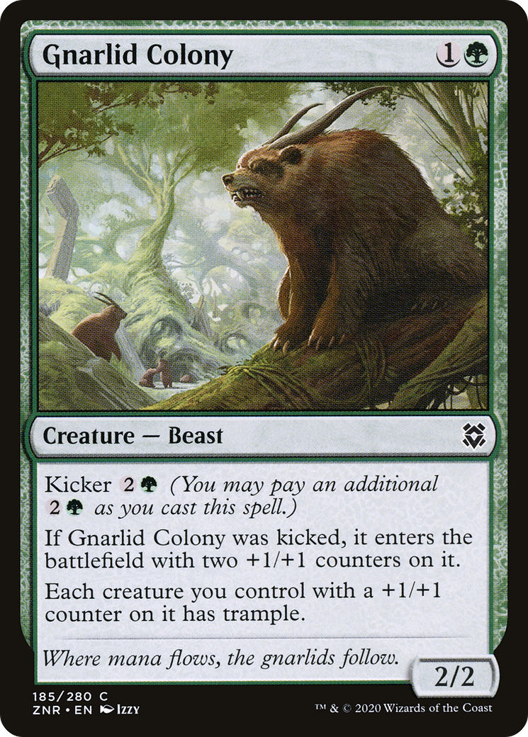 Image of Gnarlid Colony (ZNR-185) - Zendikar Rising
