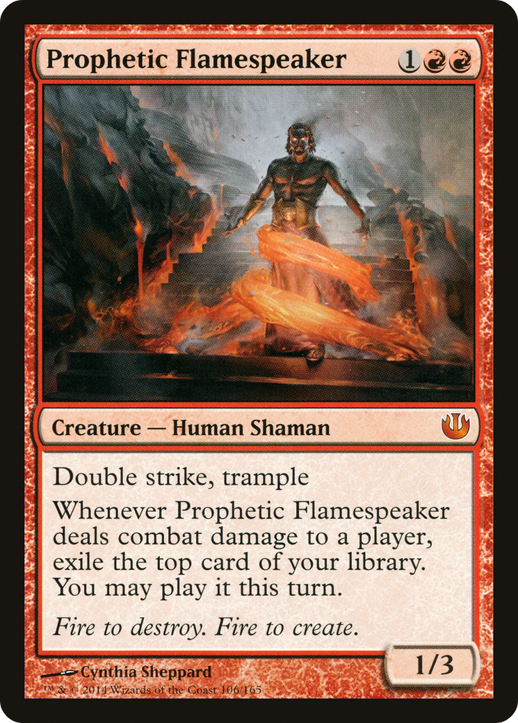 Image of Prophetic Flamespeaker (JOU-106) - Journey into Nyx
