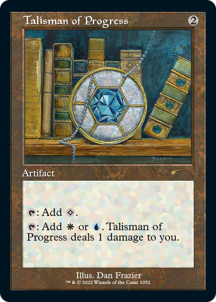 Image of Talisman of Progress (Retro Frame) (SLD-1052) - Secret Lair Drop
