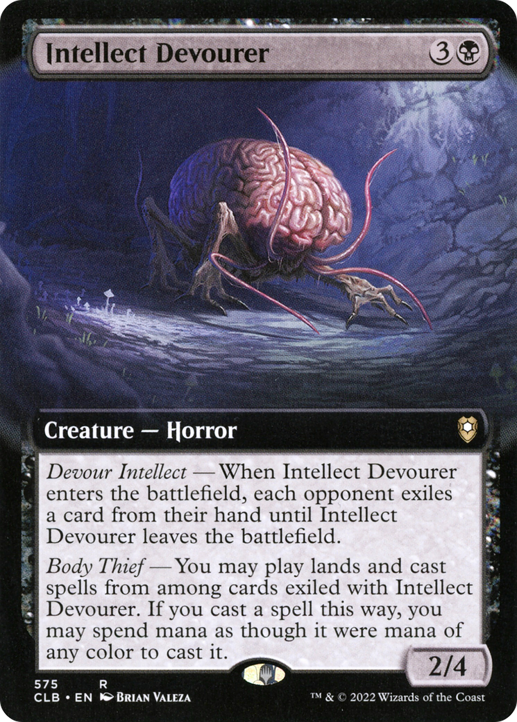 Image of Intellect Devourer (Extended Art) (CLB-575) - Commander Legends: Battle for Baldur's Gate: (Extended Art) Foil