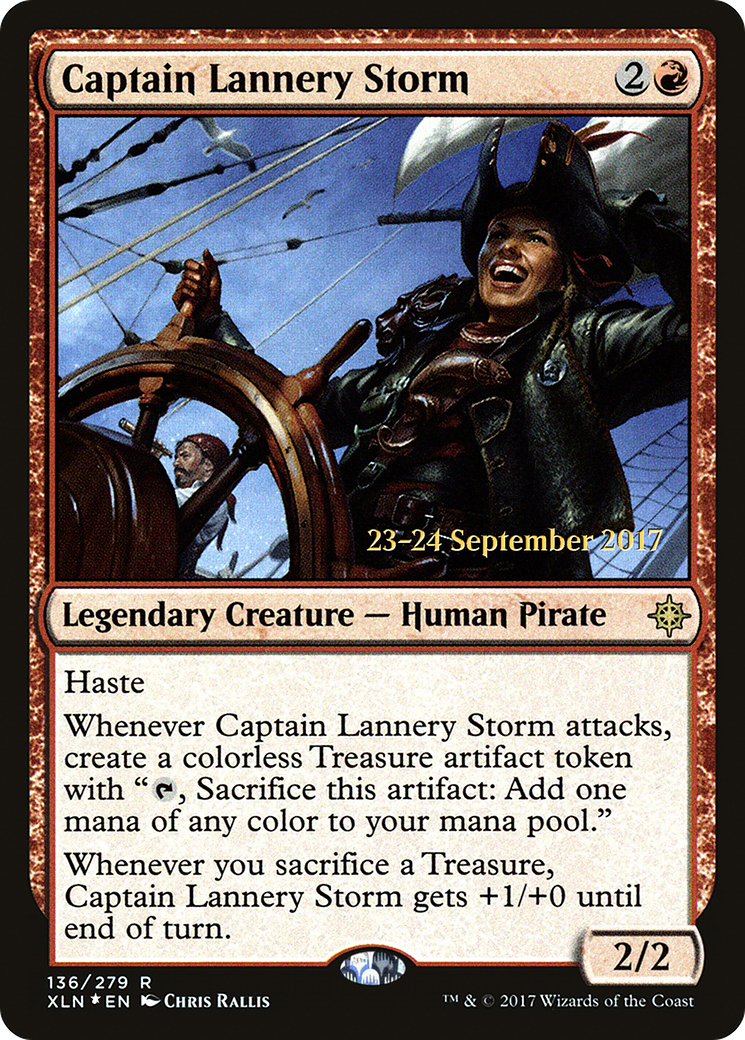 Image of Captain Lannery Storm (PRE-136S) - Ixalan Promos Foil