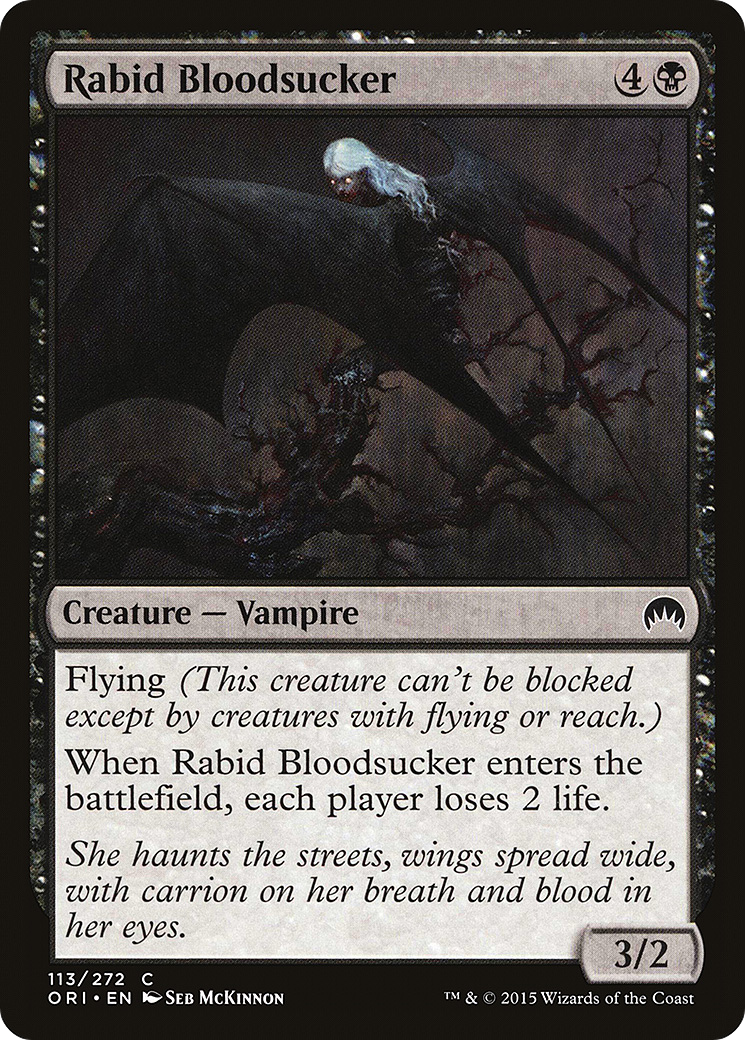 Image of Rabid Bloodsucker (ORI-113) - Magic Origins Foil
