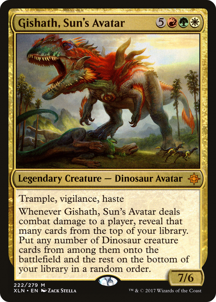 Image of Gishath, Sun's Avatar (XLN-222) - Ixalan