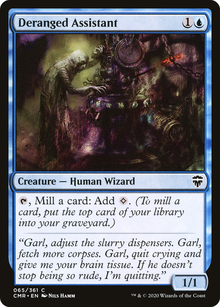 Image of Deranged Assistant (CMR-065) - Commander Legends