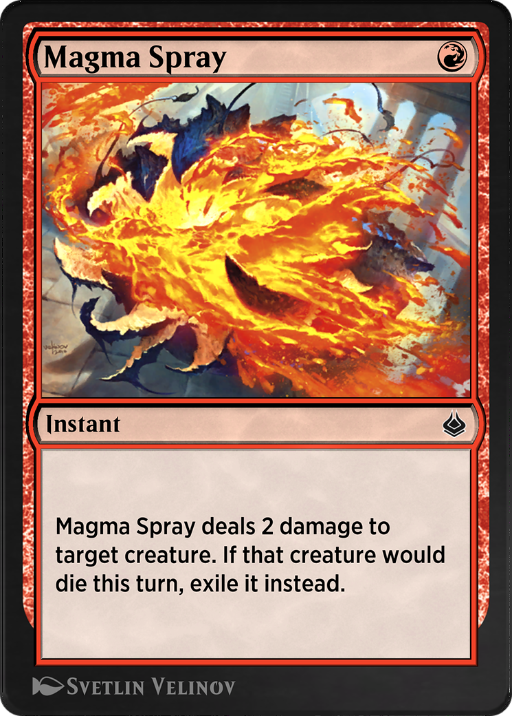 Image of Magma Spray (AKR-164) - Amonkhet Remastered