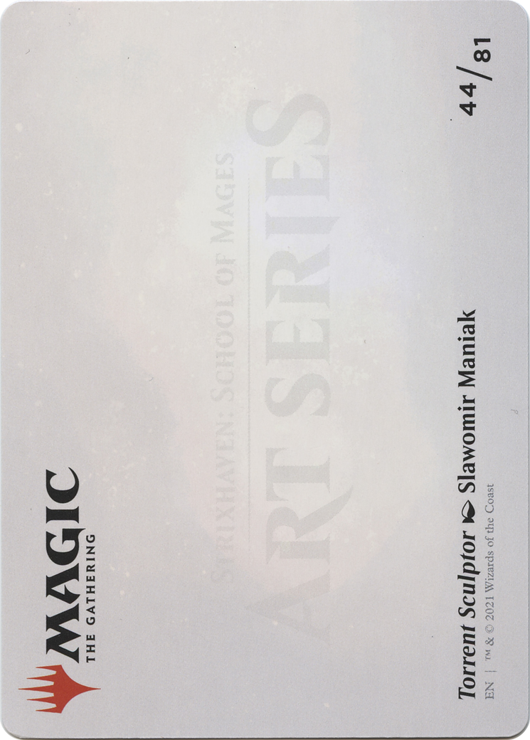 Image of Torrent Sculptor // Torrent Sculptor (ASTX-044) - Strixhaven Art Series (Borderless) Foil