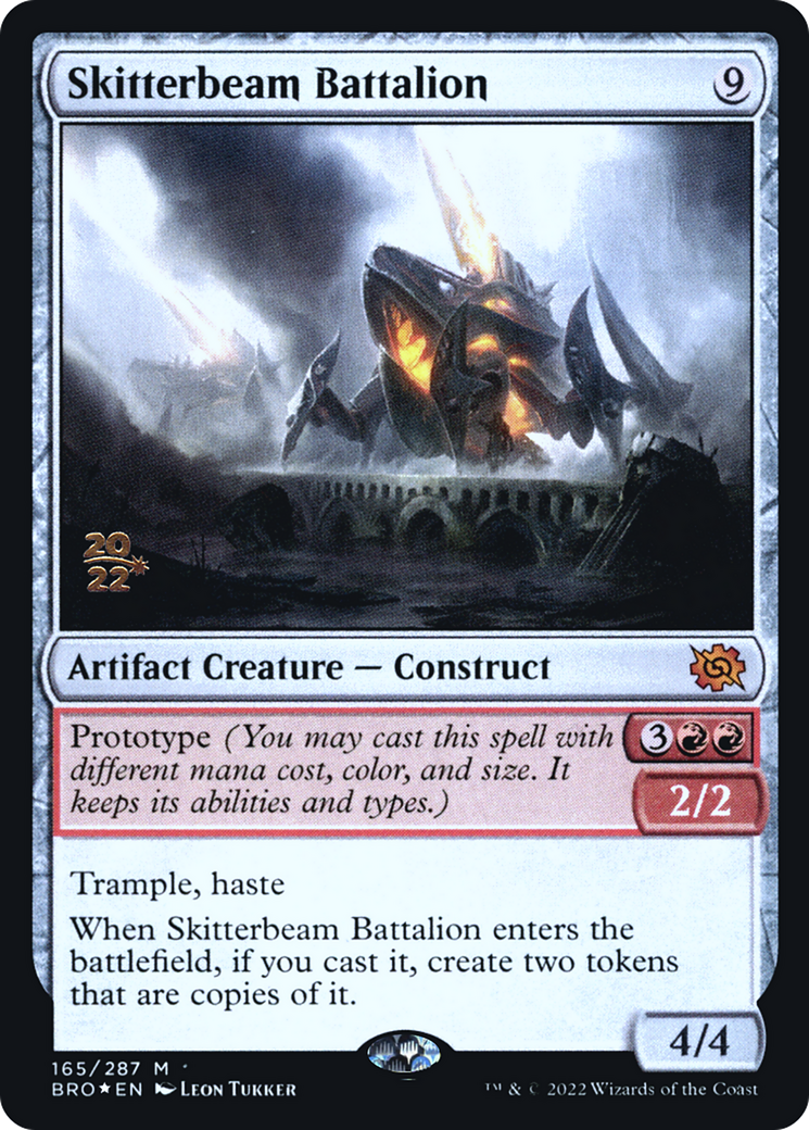 Image of Skitterbeam Battalion (PRE-165S) - The Brothers' War Promos Foil