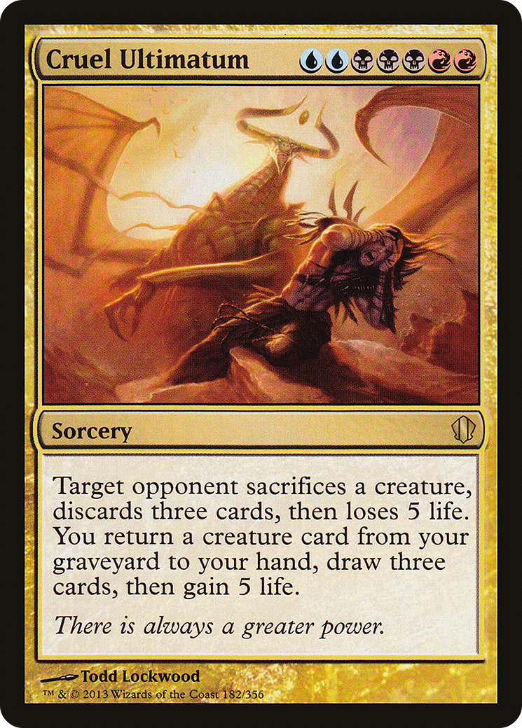 Image of Cruel Ultimatum (C13-182) - Commander 2013
