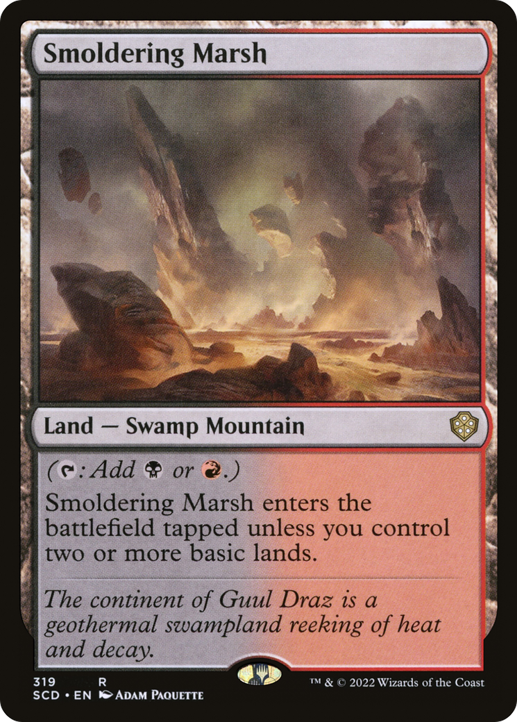 Image of Smoldering Marsh (SCD-319) - Starter Commander Decks