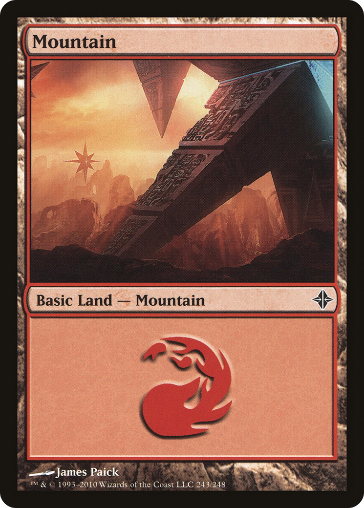 Image of Mountain (243) (ROE-243) - Rise of the Eldrazi Foil