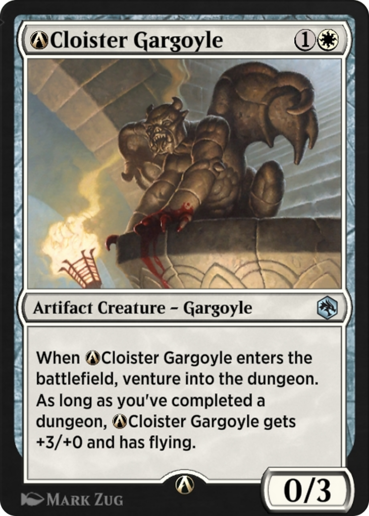 Image of A-Cloister Gargoyle (AFR-A-7) - Adventures in the Forgotten Realms