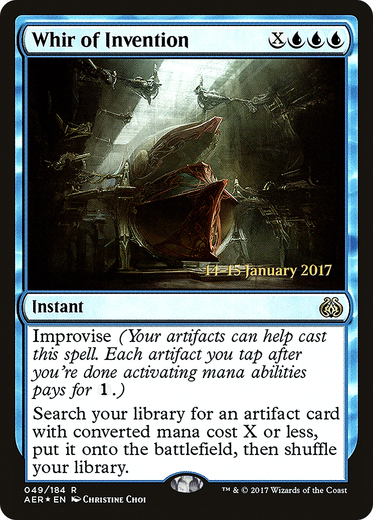 Image of Whir of Invention (PRE-49S) - Aether Revolt Promos Foil