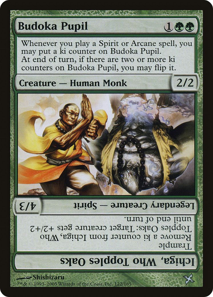 Image of Budoka Pupil (BOK-122) - Betrayers of Kamigawa Foil