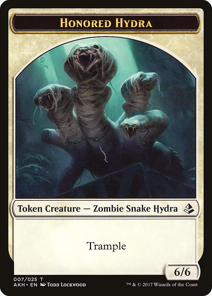 Image of Honored Hydra Token (AKH-007) - Amonkhet Tokens