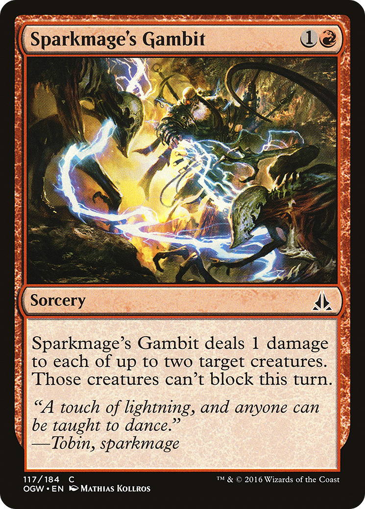 Image of Sparkmage's Gambit (OGW-117) - Oath of the Gatewatch